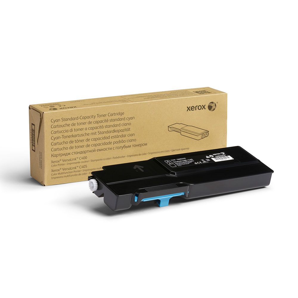 106R03502 Genuine Xerox Standard Capacity Cyan Print Cartidge for C400/C405, 2,500 pages