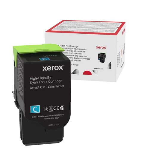 006R04365 Genuine Xerox Cyan High Capacity Toner Cartridge, Xerox C310 & C315 Color Printer