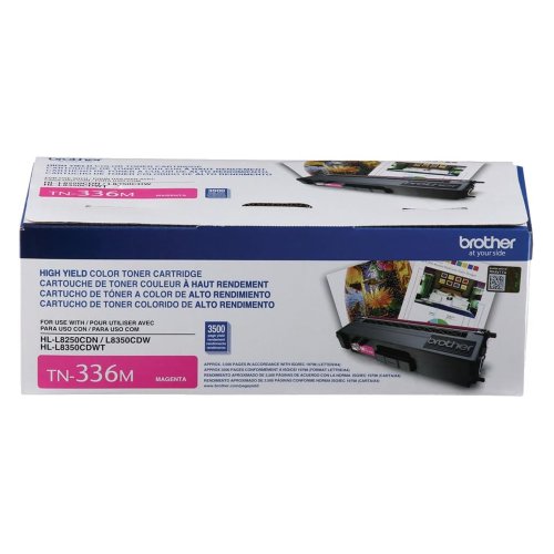 Brother TN336M Magenta Toner Cartridge, High Yield