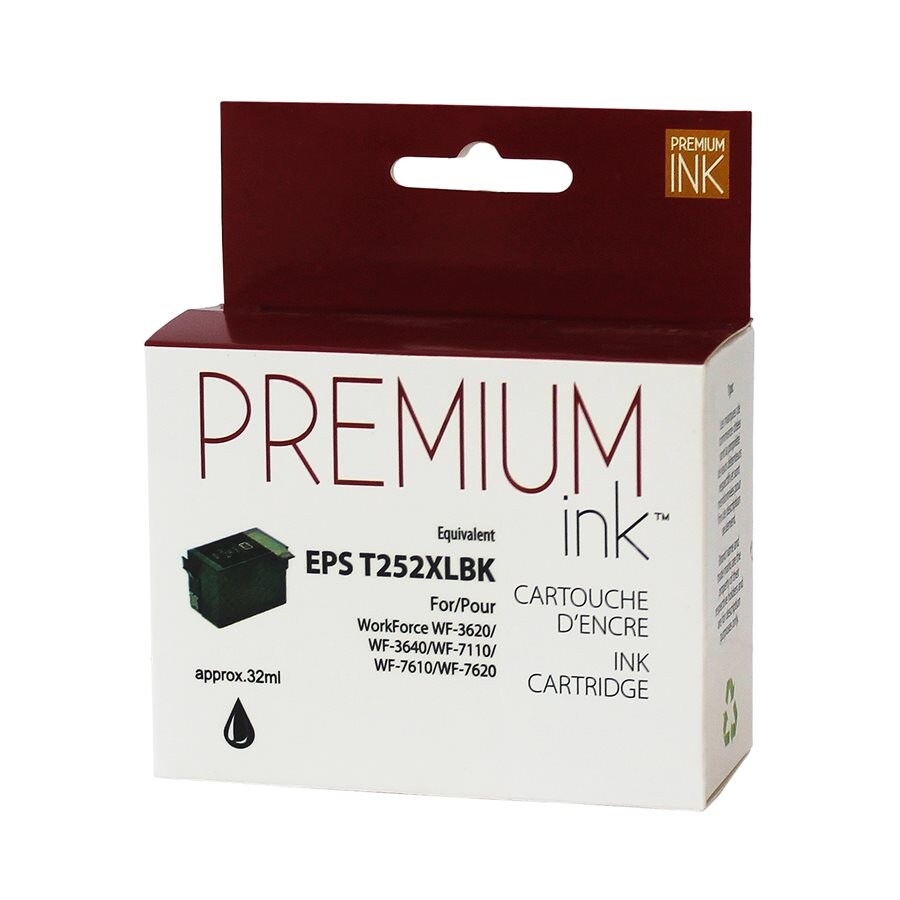 Multipack Epson T252XL Alternatif Premium Ink – Noir, Cyan, Magenta, Jaune