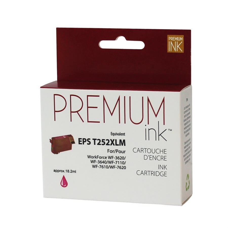 Multipack Epson T252XL Alternatif Premium Ink – Noir, Cyan, Magenta, Jaune