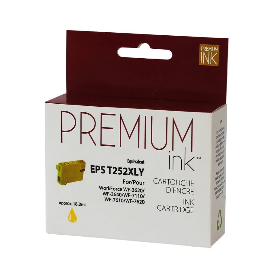 Multipack Epson T252XL Alternatif Premium Ink – Noir, Cyan, Magenta, Jaune
