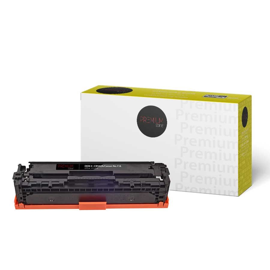 Cartouche Toner Universelle Compatible HP CB540A-CB543 / Canon no.116, 2 200 Pages (Noir), 1 400 Pages (Couleur)