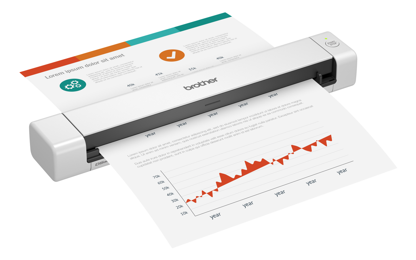 Brother DS-640 Compact Mobile Scanner – Fast, Portable Scanning