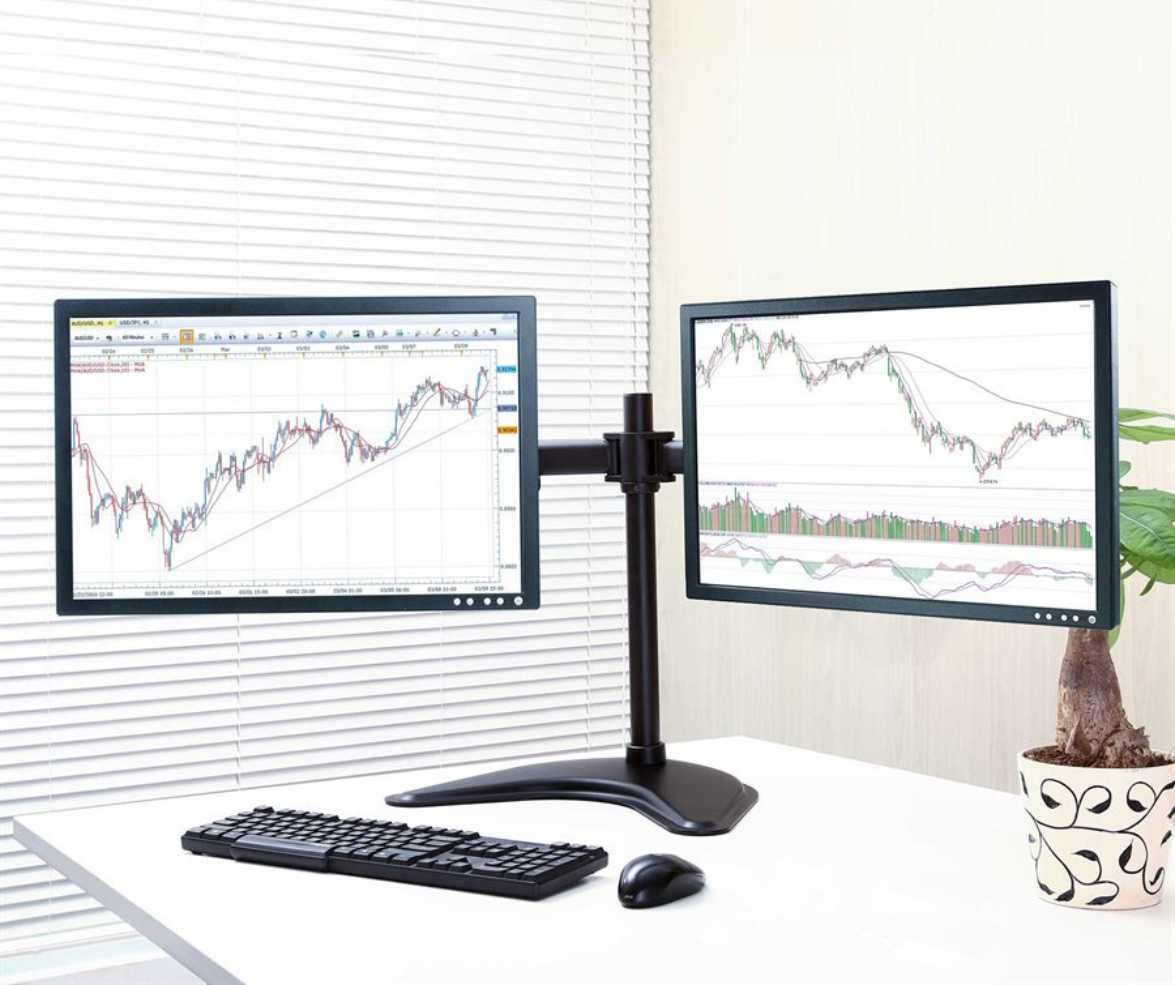 IntekView Support pour 2 écrans sur pied
