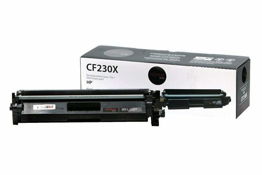 Toner compatible HP CF230X noir haut rendement 3500 pages cartouche certifiée pour imprimantes LaserJet Pro
