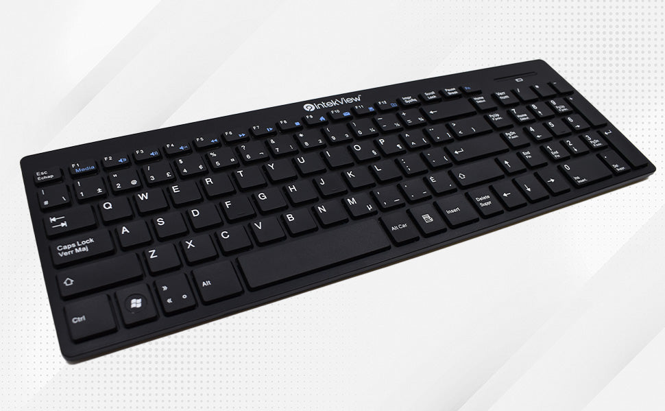 Clavier Ultra Mince IntekView V.2 Canadien Français Sans fil