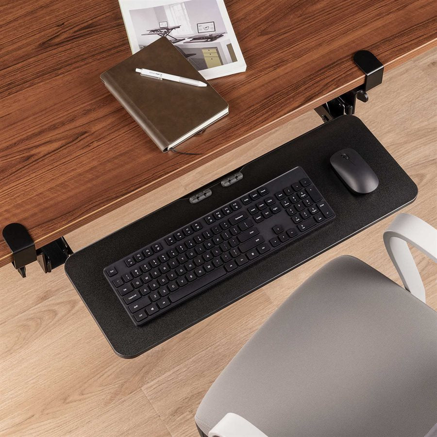 IntekView Tiroir à clavier à pince réglable en hauteur