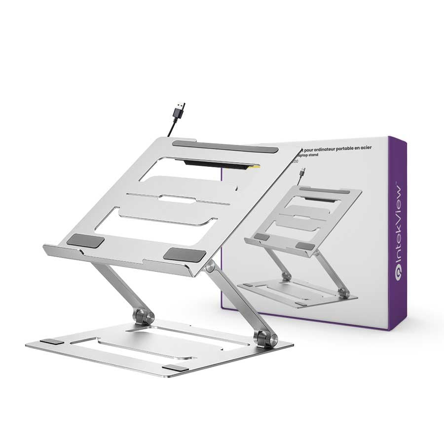 Steel laptop stand