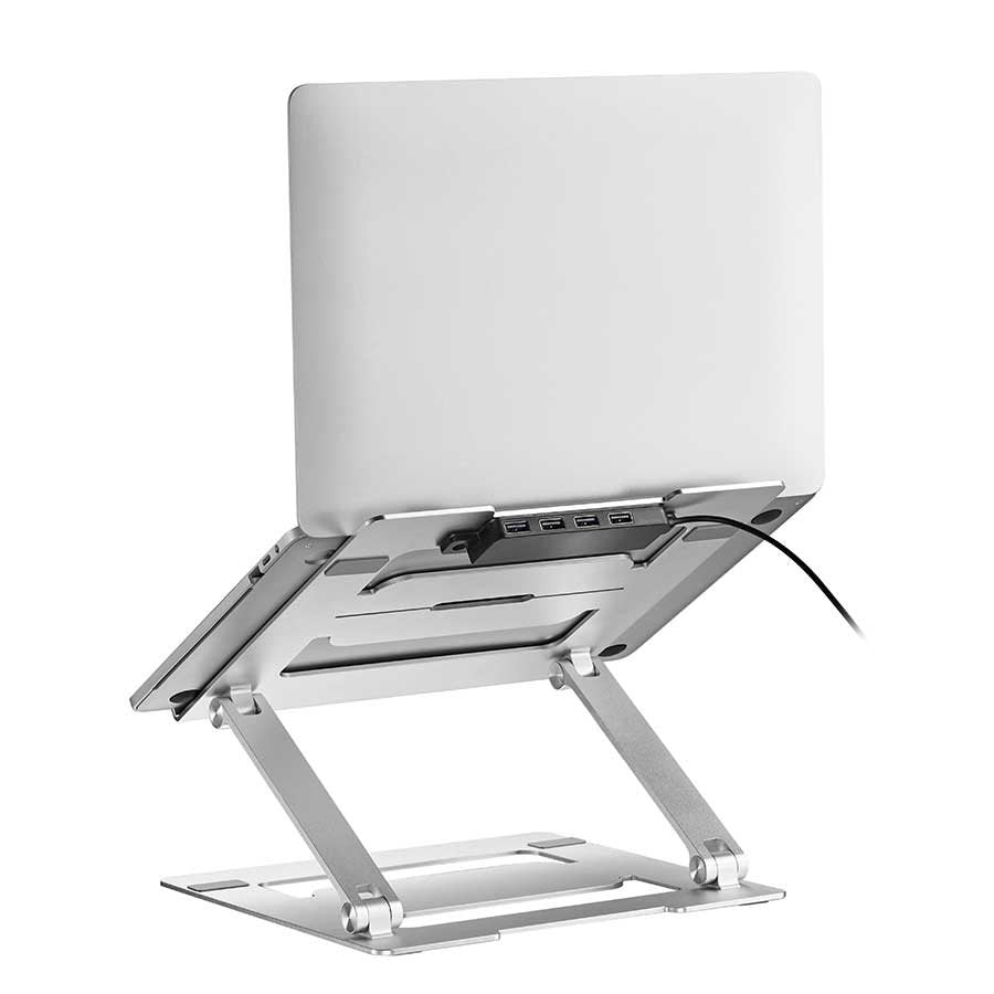 Steel laptop stand