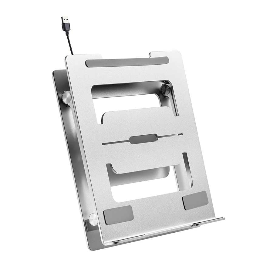 Steel laptop stand