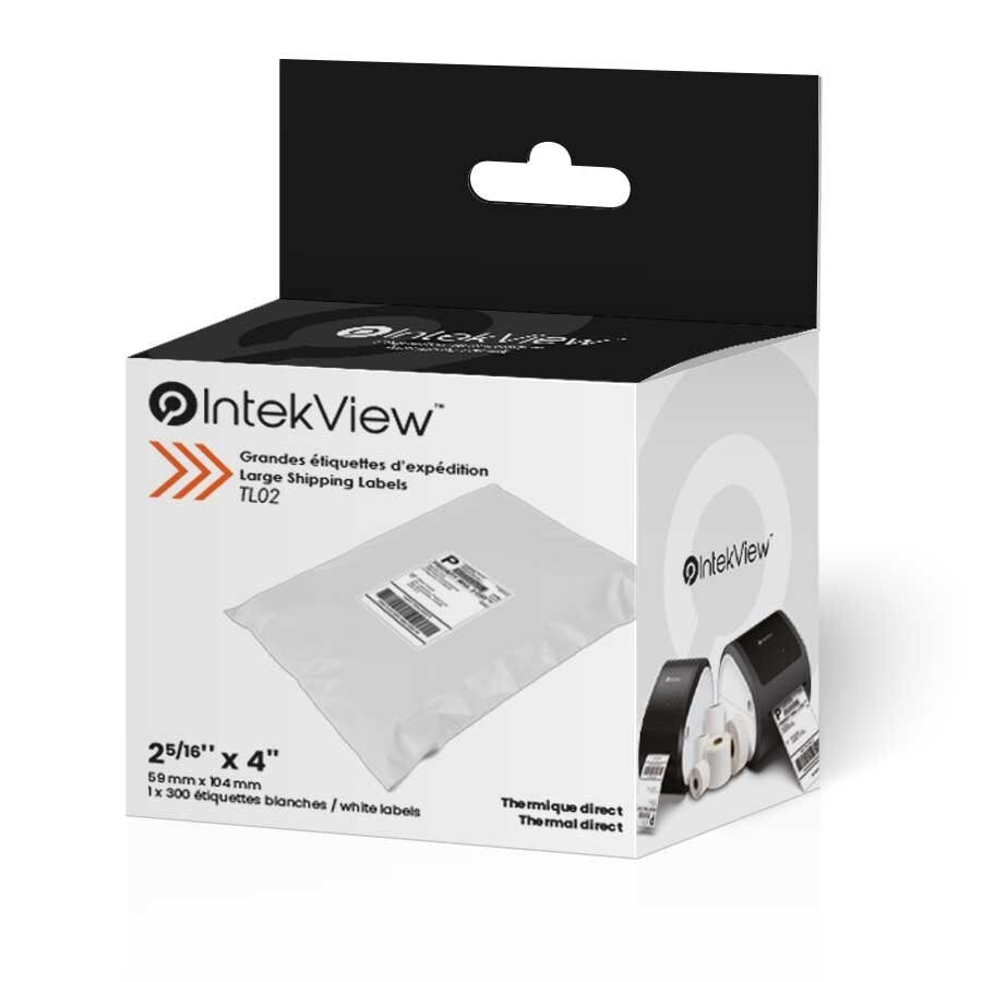 IntekView OEM Labels 2 5/16'' x 4'' (1 x 300)