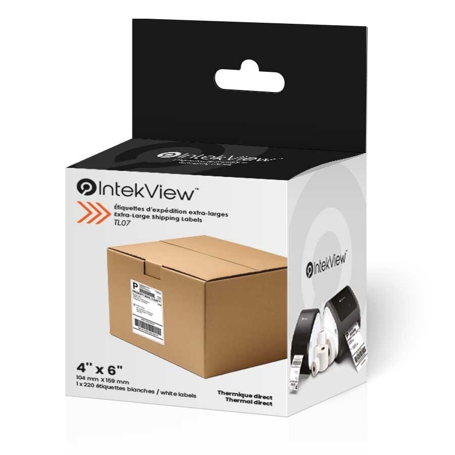 IntekView OEM Shipping Labels 4'' x 6'' (1 x 220)
