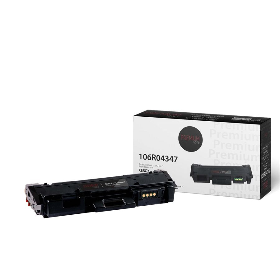 Toner Xerox 106R04347 compatible Premium Tone noir rendement de 3000 pages compatible avec les imprimantes Xerox B205 MFP B205NI B210 B215 MFP