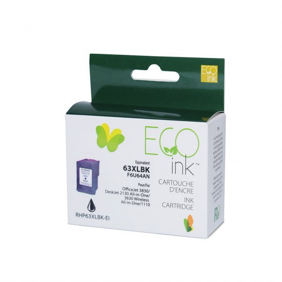 Combo HP 63XL recyclé Ecoink