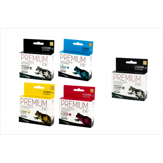 Encre Compatible Brother LC203 Premium, 550 Pages