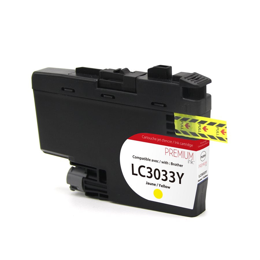 Encre Compatible Brother LC3033BK Premium ink, 3000 Pages