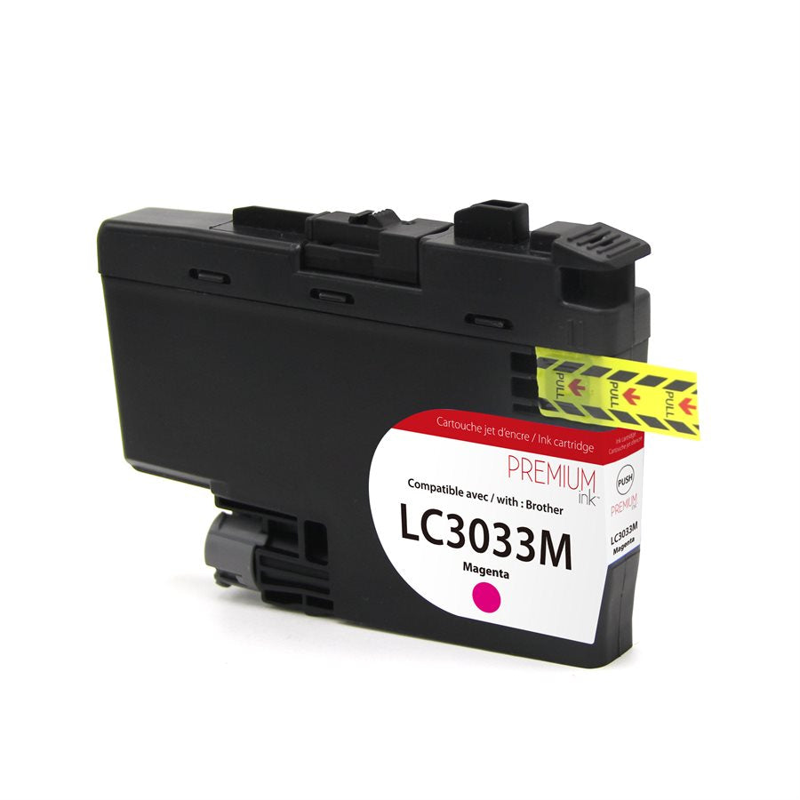 Encre Compatible Brother LC3033BK Premium ink, 3000 Pages