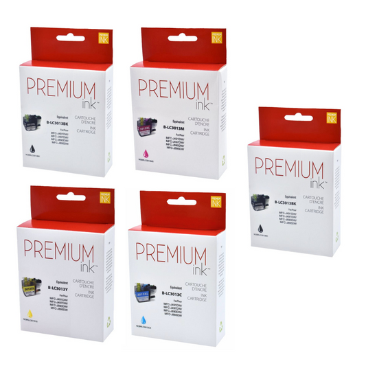 Xtra Multipack Brother LC-3013 Compatible Fuzion (+1 Cartouche Noire)