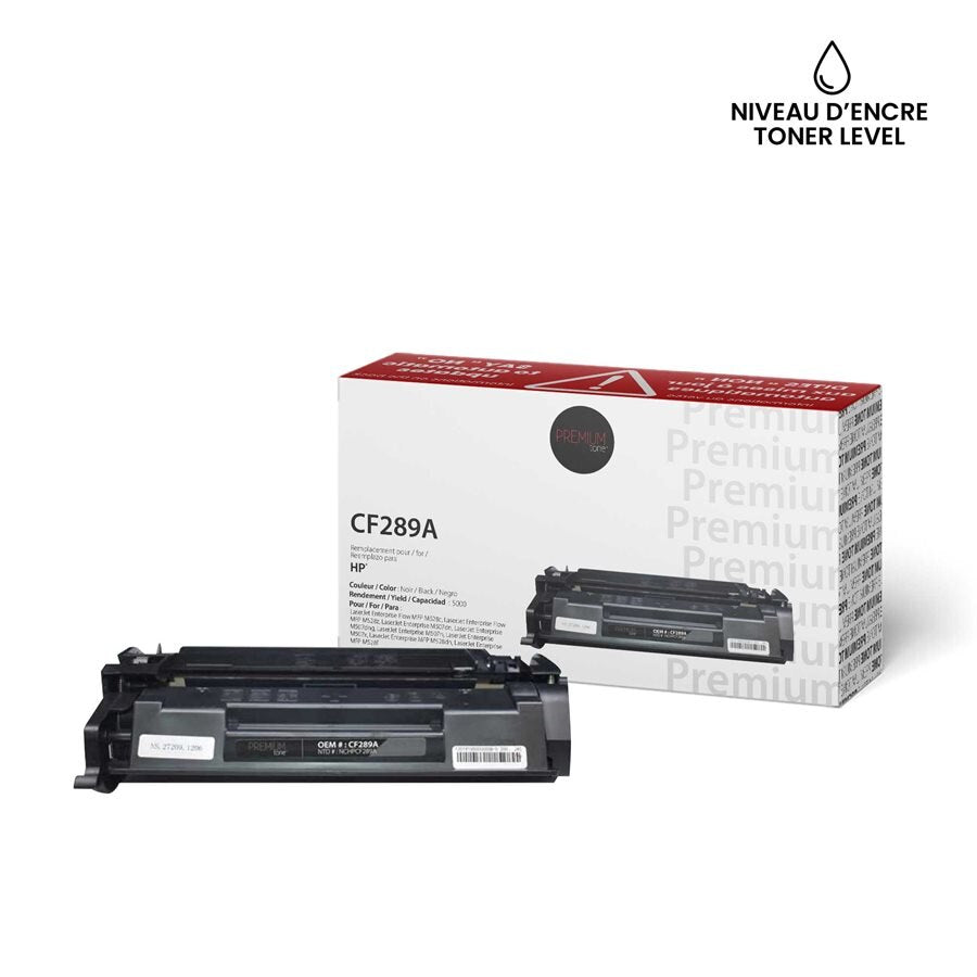 Toner HP CF289A 89A compatible noir rendement 5000 pages pour LaserJet Enterprise M507 M528 E52645