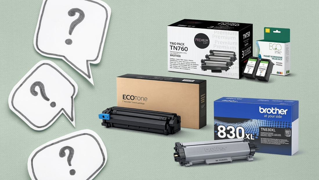 Cartouche originale, remanufacturée ou compatible : quelles différences et laquelle choisir ?