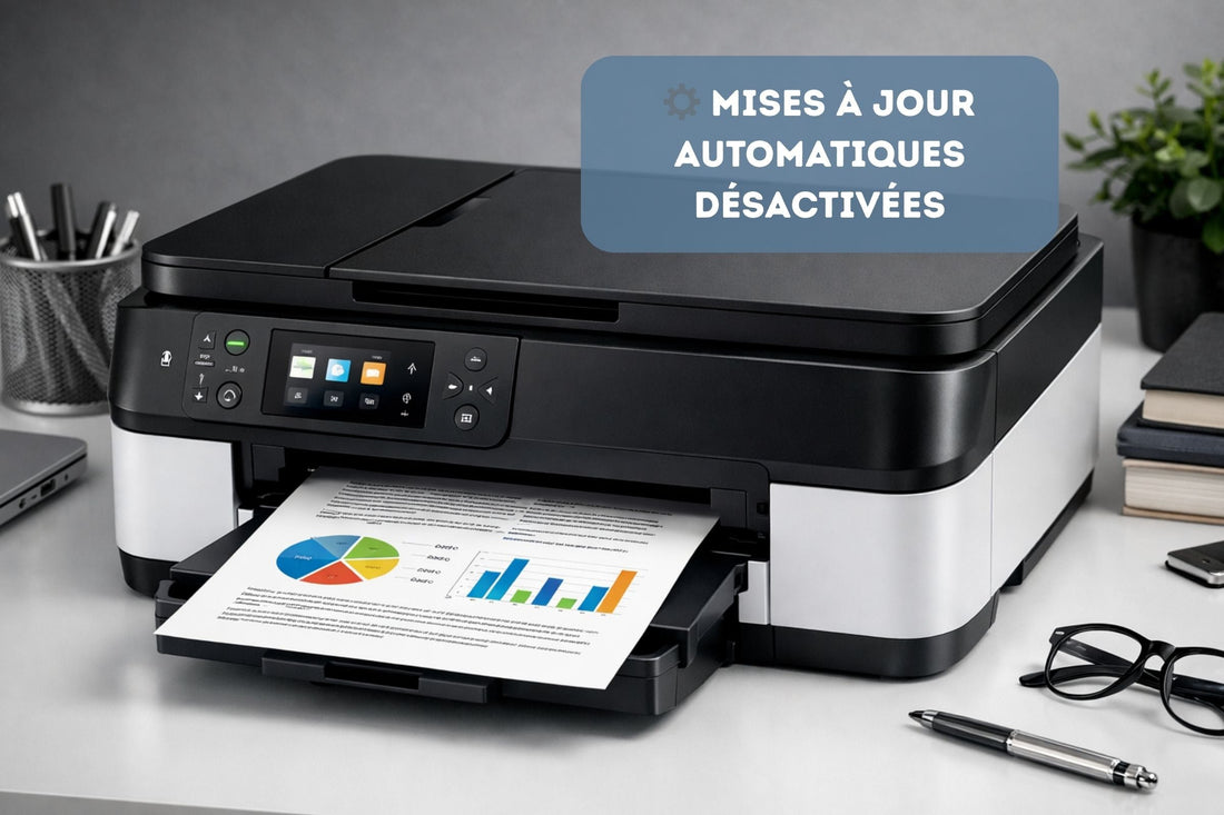 Les mises à jour automatiques des imprimantes peuvent parfois empêcher le fonctionnement des cartouches compatibles et recyclées