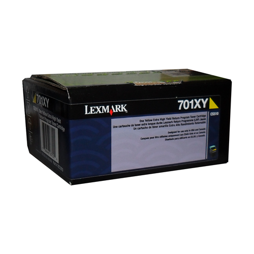 Lexmark CS/CX510 Yellow Return Program 4K Toner Cartridge Part no.: 70C1XY0