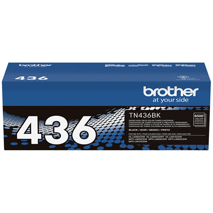 Brother TN436BK Black Toner Cartridge, Super High Yield