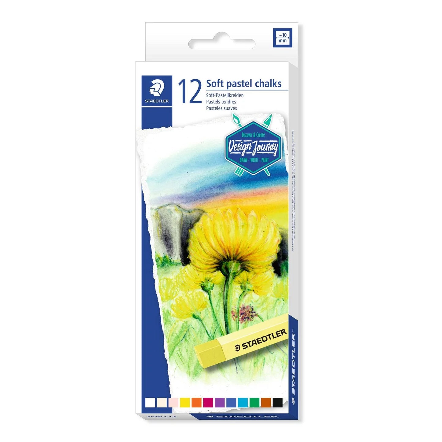 2430-C12-07 STAEDTLER-Mars Limited SOFT PASTEL CHALKS ASST 1