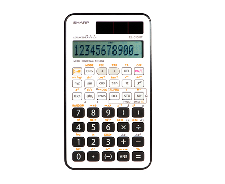 SHARP EL510RT/EL510RTB 160 FUNCTION, 10+1 DISPLAY SCIENTIFIC CALCULATOR