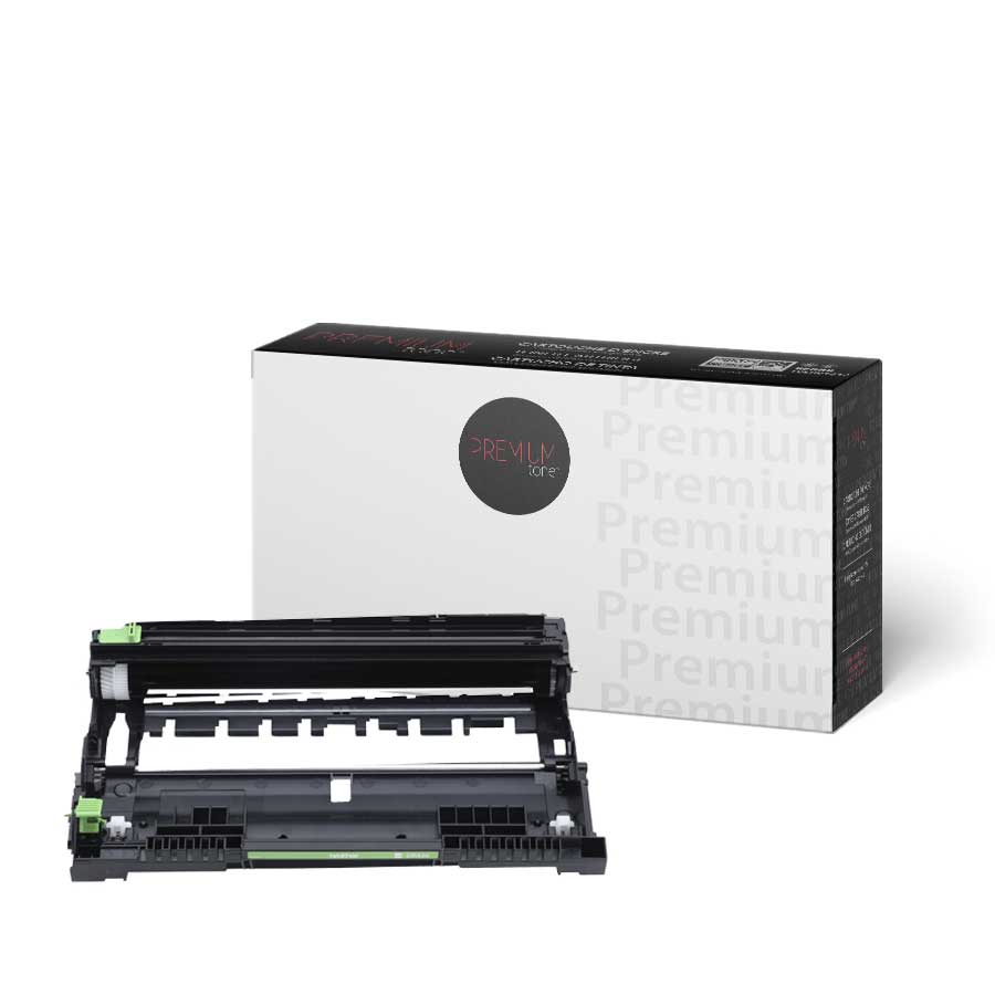 Unité de tambour Brother DR830 noir compatible Premium Tone rendement 15000 pages pour imprimantes Brother
Brother DR830 compatible black drum unit 15000 pages