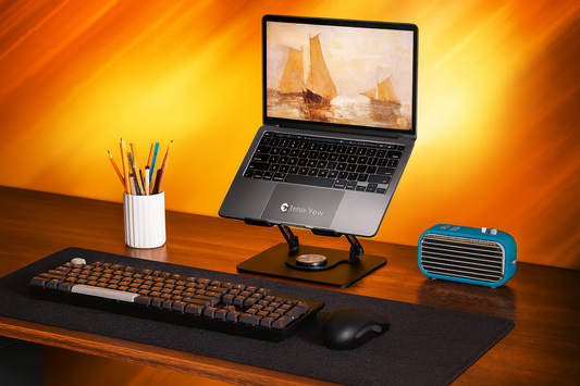 Support PC Portable IntekView LR150 – Pliable avec Rotation à 360°