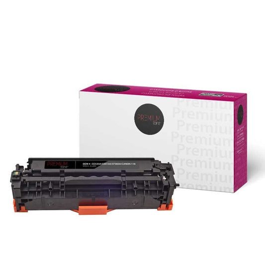 Cartouche de toner magenta compatible HP CC533A / CE413A / CF383A / Canon 118 Premium Tone – rendement 2 800 pages – qualité d’impression professionnelle