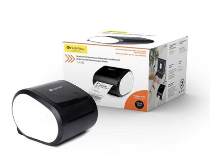 Imprimante d’étiquettes thermiques Intekview TLP100 compacte avec Bluetooth et USB, compatible avec Windows, macOS, Android et iOS, thermal label printer 4x6 direct printing no ink