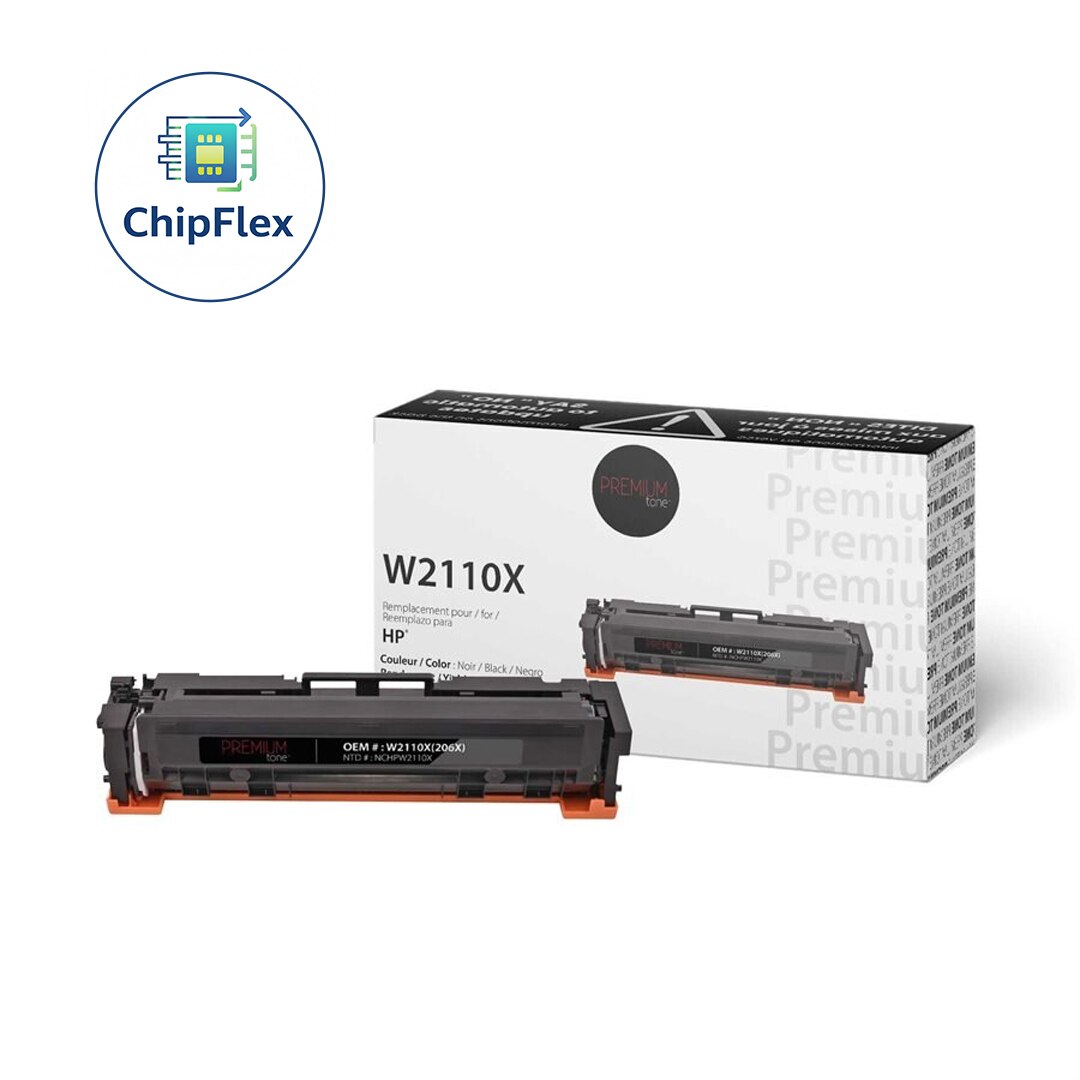 HP 206A / 206X Toner compatible HP – Noir, Cyan, Magenta, Jaune