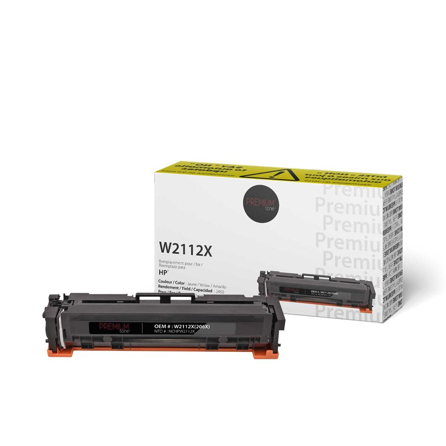 HP 206A 206X W2110A-W2113A Compatible Premium Tone CMYBK