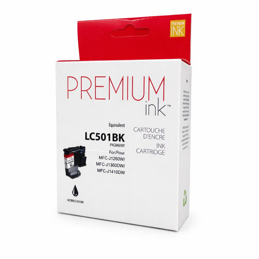 cartouche compatible Brother LC501BK noire rendement 250 pages