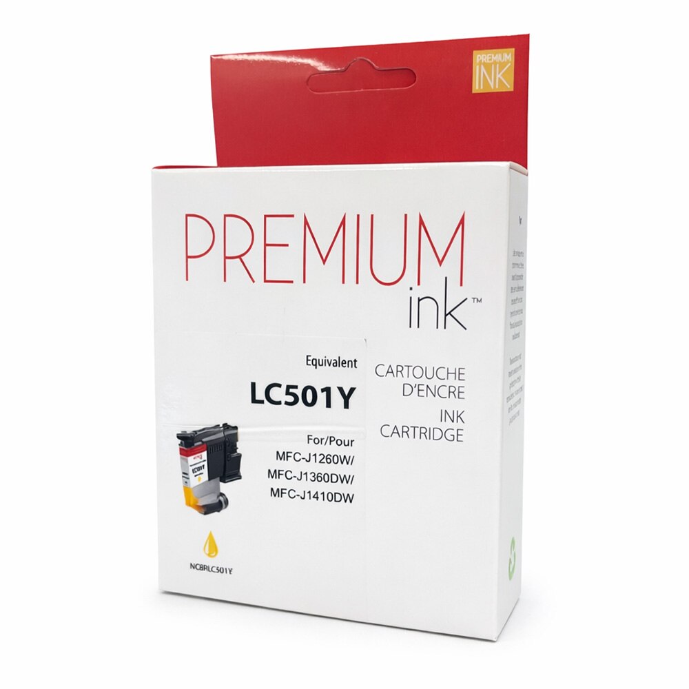 cartouche compatible Brother LC501Y jaune rendement 200 pages