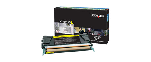 Lexmark X746,748 Yellow Return Program 7K Toner Cartridge