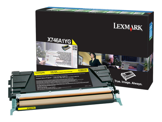 Lexmark X746,748 Yellow Return Program 7K Toner Cartridge