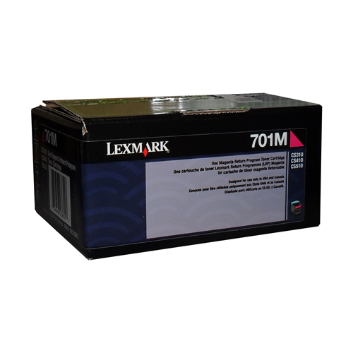 70C10M0 Lexmark CS/CX310,410,510 Magenta Return Program 1K Toner Cartridge