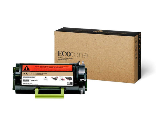 toner remanufacturé certifié Lexmark 521X 52D1X00 noir rendement 45 000 pages