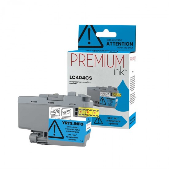 Brother LC404CS Compatible Premium Ink Cyan 750 copies