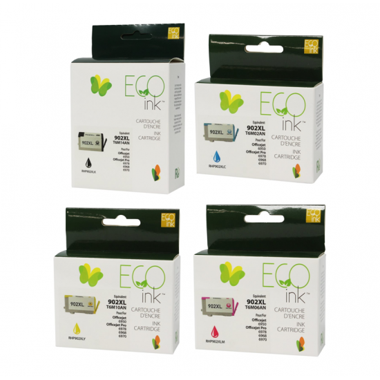 Multipack HP 902XL remanufactured Ecoink