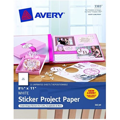 Avery® Papier Autocollant 3383