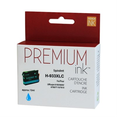 HP No. 933XL Cyan Compatible Premium Ink