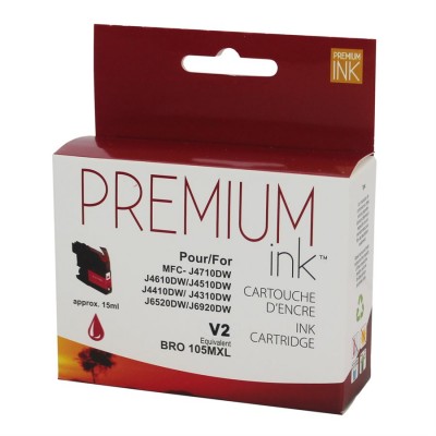 Brother LC105MC Magenta Compatible Premium Ink 1.2K