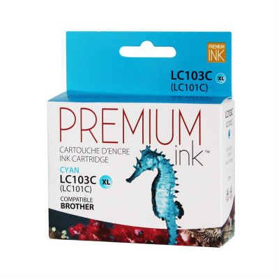 Brother LC-103 Cyan compatible Premium Ink