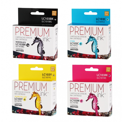 Brother LC-103 Multi-pack (4 cartouches) Premium Ink