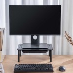 Height Adjustable Monitor Stand with Drawer